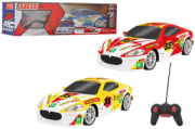 AUTO DA CORSA R/C  7FUNZ. C/LUCI COLORI ASS. GLOBO