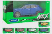 WELLY AUTO DIE CAST SC.1:24 C/LICENZA 6 MOD.  GLOBO