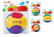 PALLA SOFFICE 15CM C/SONAGLIO 4ASS.  GLOBO
