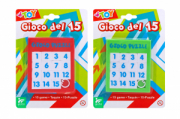 BLISTER GIOCO DEL 15 8,6X10,5CM 2COL GLOBO