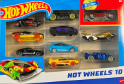 T.O.  SCATOLA 10 AUTO HOT WHEELS ASSORTITI