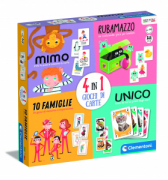 GIOCO DA TAVOLO 4 IN 1 CARTE 4-99 CLEMENTONI