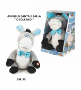 PELUCHES NELLO ASINELLO O SOLE MIO H31CM. DECAR