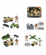 PLAYSET MILITARI ASS C/MEZZI IN WBOX H18xL26CM DECAR