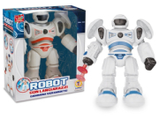 ROBOT CON LANCIARAZZI H 21 CM TEOREMA