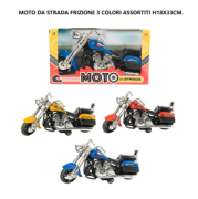 MOTO DA STRADA 30CM A FRIZIONE 3 COL ASS WBOX 18X33  DECAR