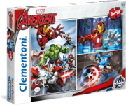 Z PZL 3X48 SQUARE MARVEL AVENGERS CLEMENTONI