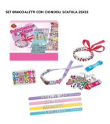 SET BRACCIALETTI CON CIONDOLI  ASS. DECAR