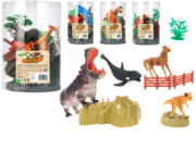 ANIMALI FATTORIA/SAVANA/DINO/OCEANO IN TUBO 4ASS  GLOBO