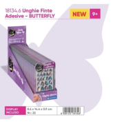 CRAZY CHIC UNGHIE ADESIVE FARFALLE  CLEMENTONI