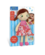 PELUCHE SOFT DOLL LILY ROSA  CLEMENTONI
