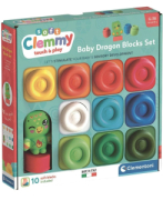 CLEMMY SET COSTRUZIONI DRAGHETTO 10 BLOCCHI CLEMENTONI