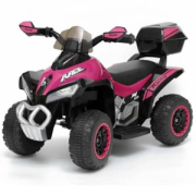 C  MINI QUAD RACING 6V DELUXE ROSA