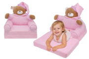ORSETTO POLTRONA ALLUNGABILE 52x50x43CM ROSA  GLOBO