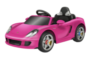 H  AUTO BT LI-ION PORSCHE CARRERA GT 12V ROSA R/C  GLOBO