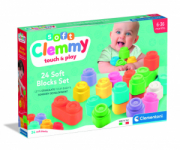 CLEMMY - 24 SOFT BLOCKS SET CLEMENTONI